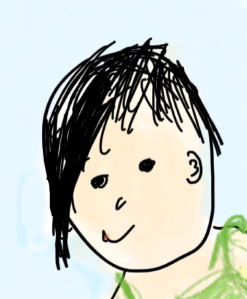 drawing of a child.